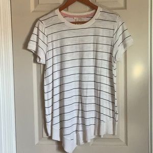 Whit/black top, large